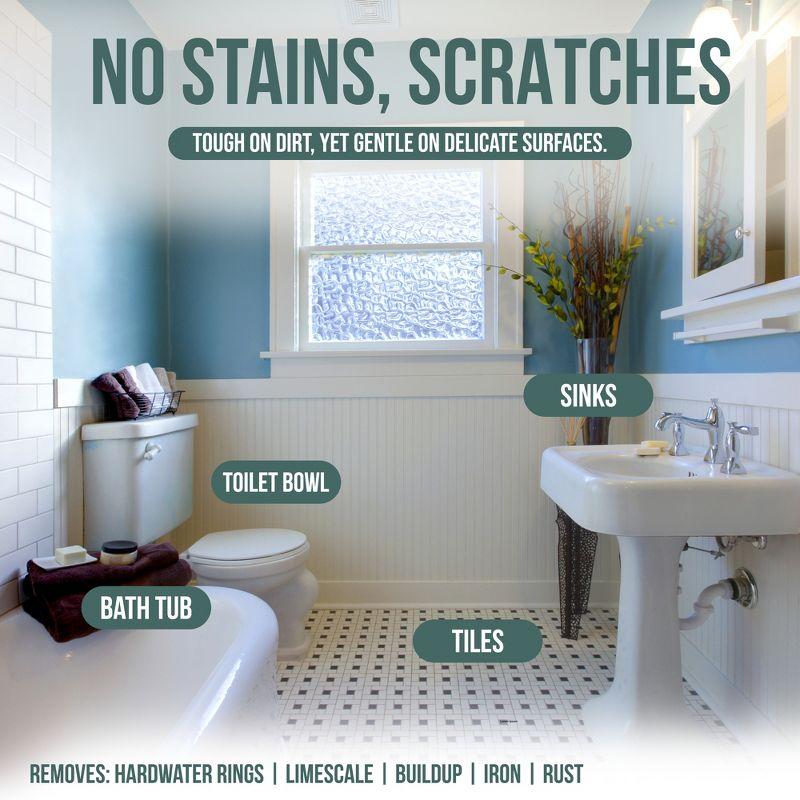 Powerstone Pumice Stone Toilet Bowl Cleaner with Handle (1-pack) - A Reliable and Harmless Solution for Cleaning