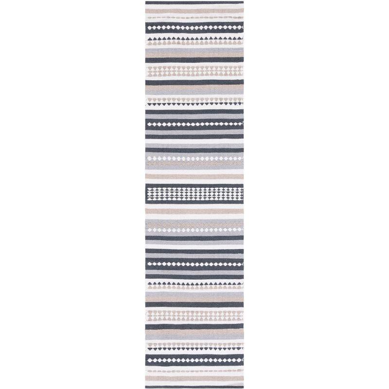 Montauk MTK451 Hand Woven Runner Rug - Grey/Ivory - 2'3"x9' - Safavieh.