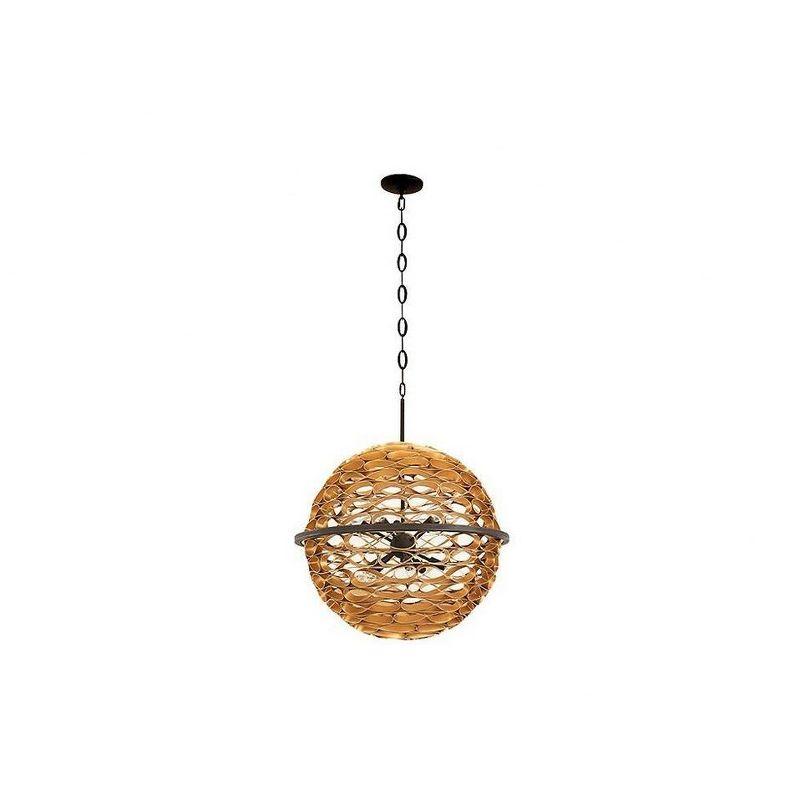 Savoy House Ventura 10 - Light Pendant in  Matte Black/Gold