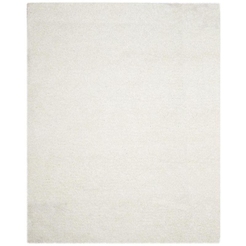 Express Shag SGE620 Hand Tufted Indoor Area Rug - Ivory - 8'x10' - Safavieh.
