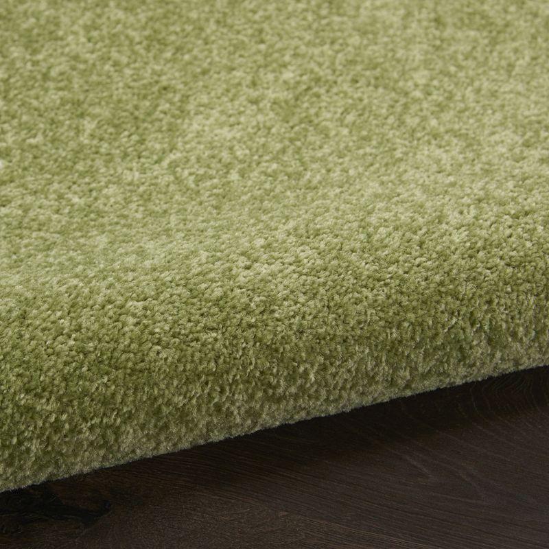 Moss Green Low Pile Indoor/Outdoor Runner Rug 2'2" x 7'6"