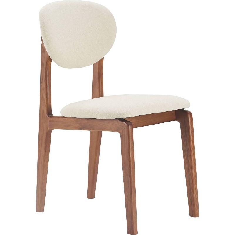 Elle Decor Coralie Mid-Century Modern Upholstered Dining Chair