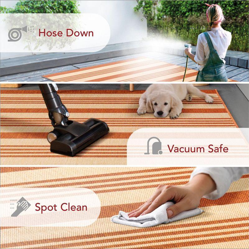 nuLOOM Robin Multi Stripe Indoor/Outdoor Area Rug