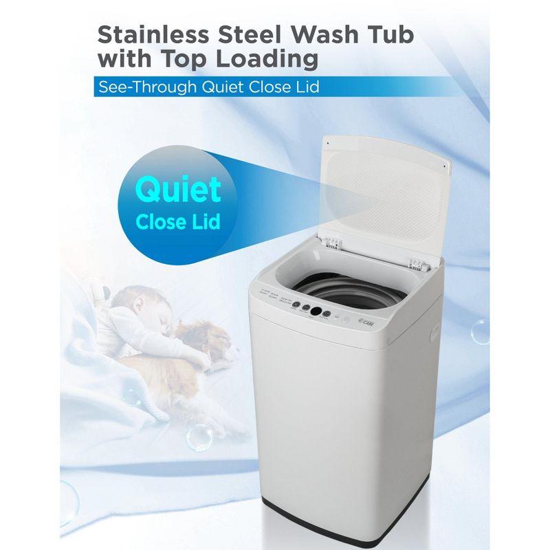 Commercial Care 0.9 Cu. Ft. Portable Washing Machine, Compact Washing Machine with 6 Wash Cycles