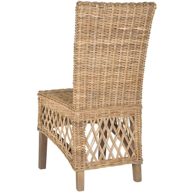 Sumatra 19''H Rattan Side Chair (Set of 2) - Natural - Safavieh