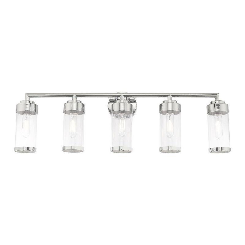 Livex Lighting Hillcrest 5 - Light Vanity in  Polished Chrome