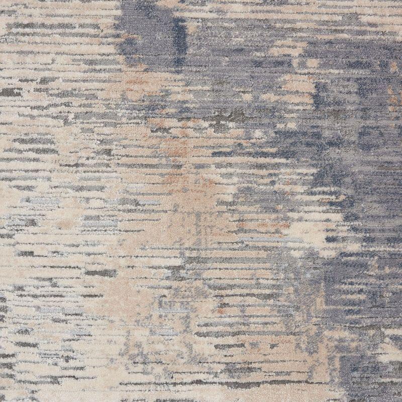 Nourison Rustic Textures Painterly Indoor Rug Beige/Grey 7'10" x 10'6"