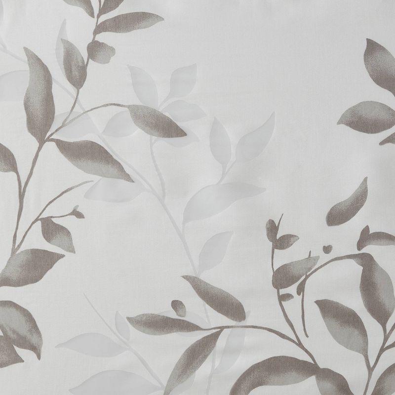 Madison Park Trent Botanical Burnout Floral Printed Shower Curtain