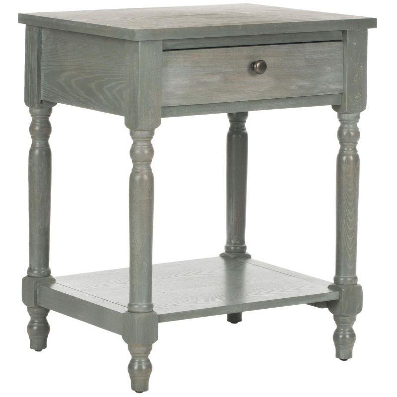 Tami Nightstand With Storage Drawer - AMH6604 - Ash Grey - Safavieh Couture