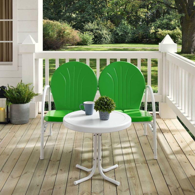 Griffith 2pc Outdoor Conversation Set - Kelly Green - Crosley