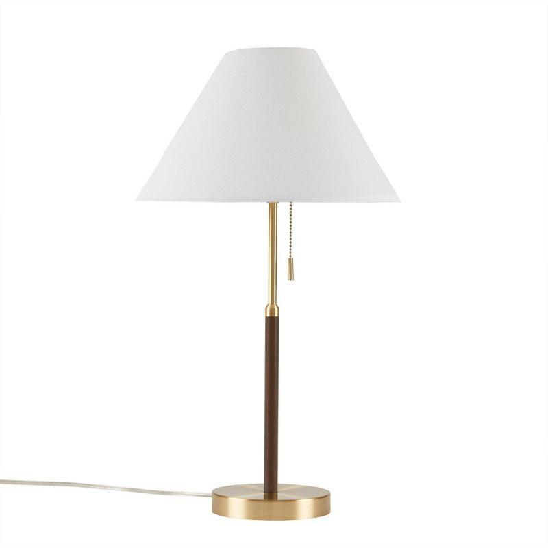 Bromley Mid-century Two Tone Pull-Chain Table Lamp