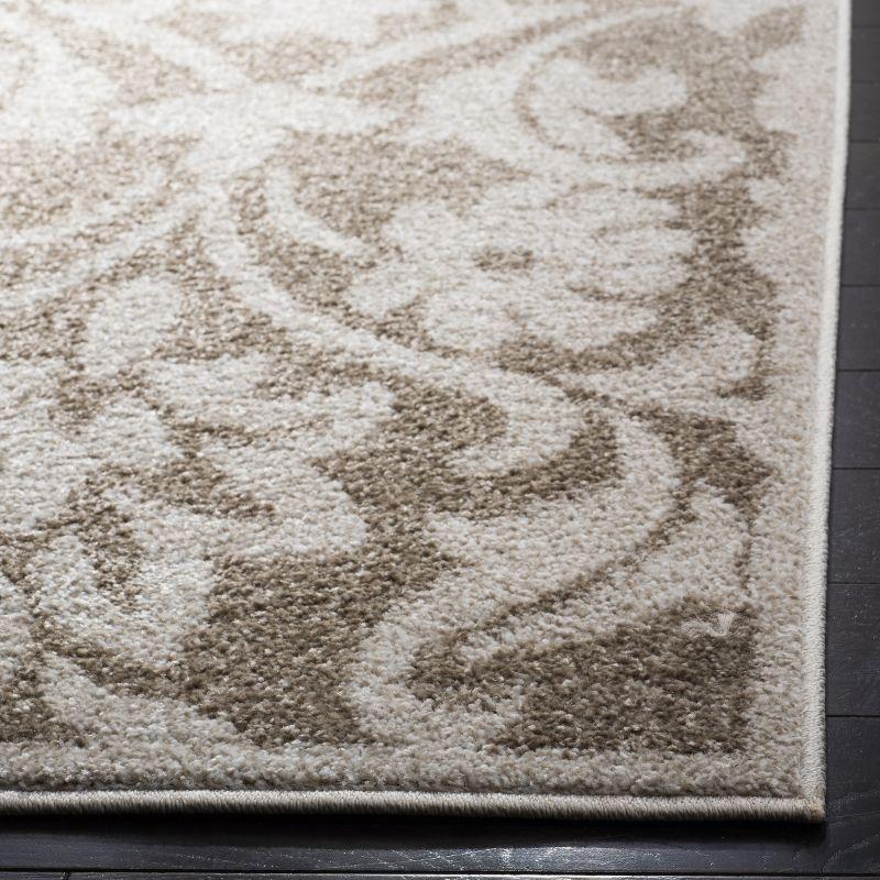 Amherst AMT424 Power Loomed Indoor Area Rug - Wheat/Beige - 8'x10' - Safavieh