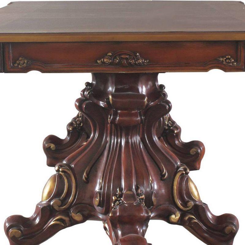 Acme Furniture Picardy 120" Dining Tables Honey Oak: Seats 8, Double Pedestal, Wood Frame