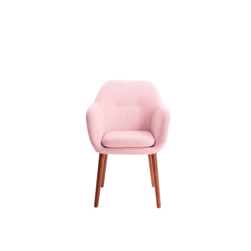 Elle Decor Adore Decor Roux Mid-Century Accent Chair for Home Office or Living Room