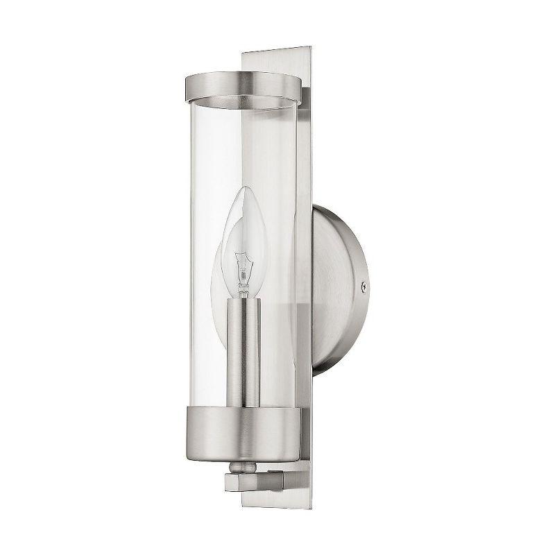 Livex Lighting Castleton 1 - Light Sconce in  Brushed Nickel