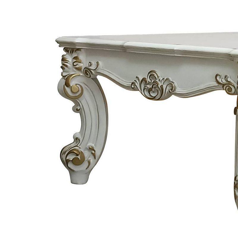 53" Vendome II Coffee Table Antique Pearl Finish - Acme Furniture