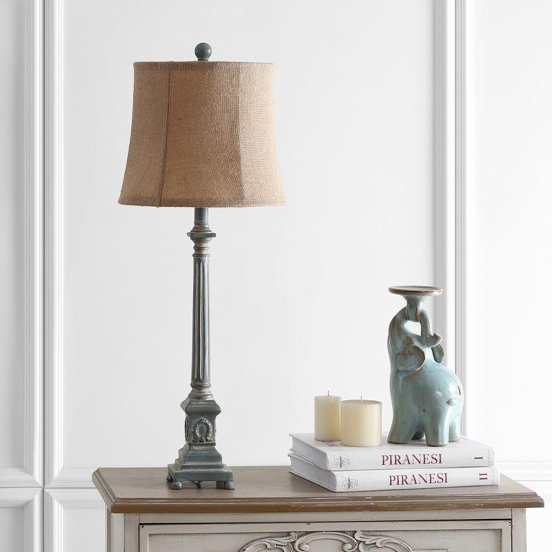 Collin Table Lamp - Antique Blue - Safavieh.