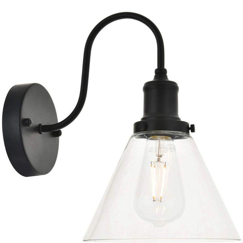 Elegant Lighting Histoire 1 light black Wall Sconce