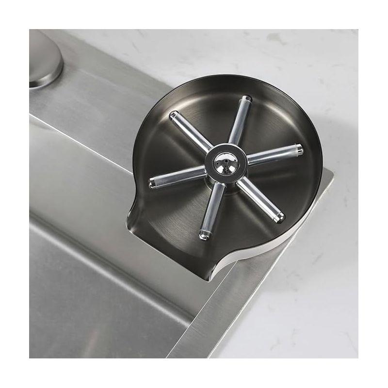 Dorence Glass Rinser for Kitchen Sink - Silver