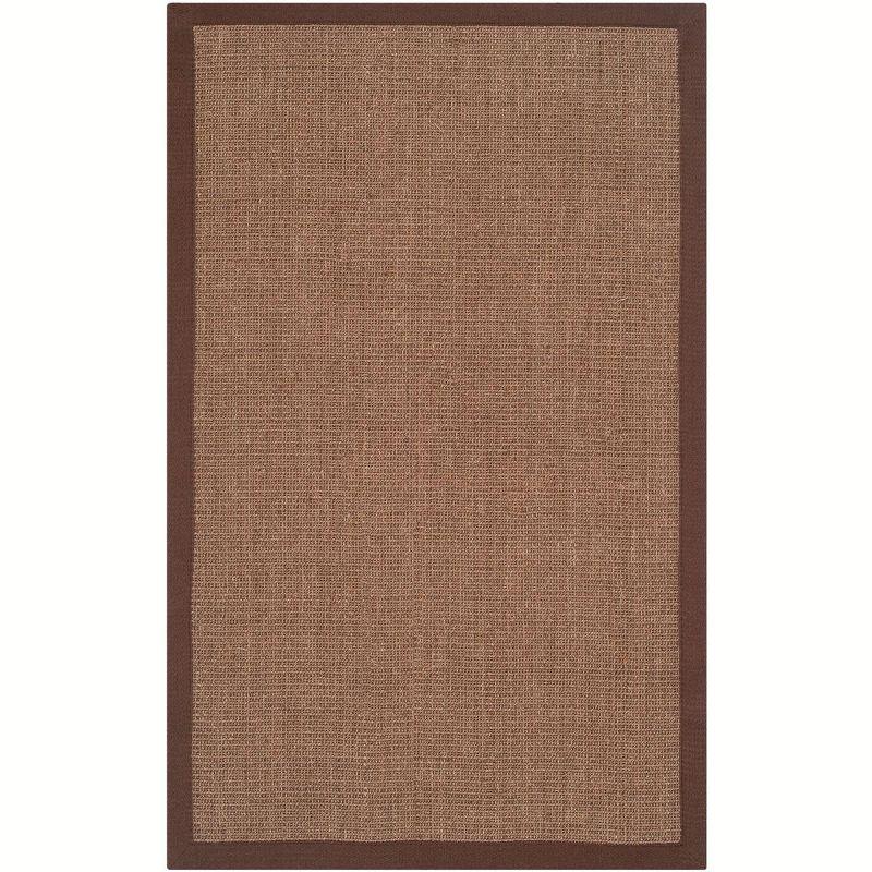 Natural Fiber NF441 Power Loomed Indoor Accent Rug - Brown/Brown - 2'6"x4' - Safavieh.