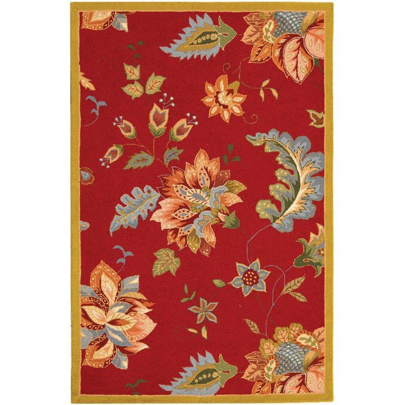 Chelsea Hand Hooked Wool Floral Rug