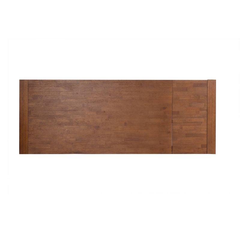 89" Rasmus Extendable Dining Table Chestnut - Boraam: Solid Acacia, Seats 8, Farmhouse Style