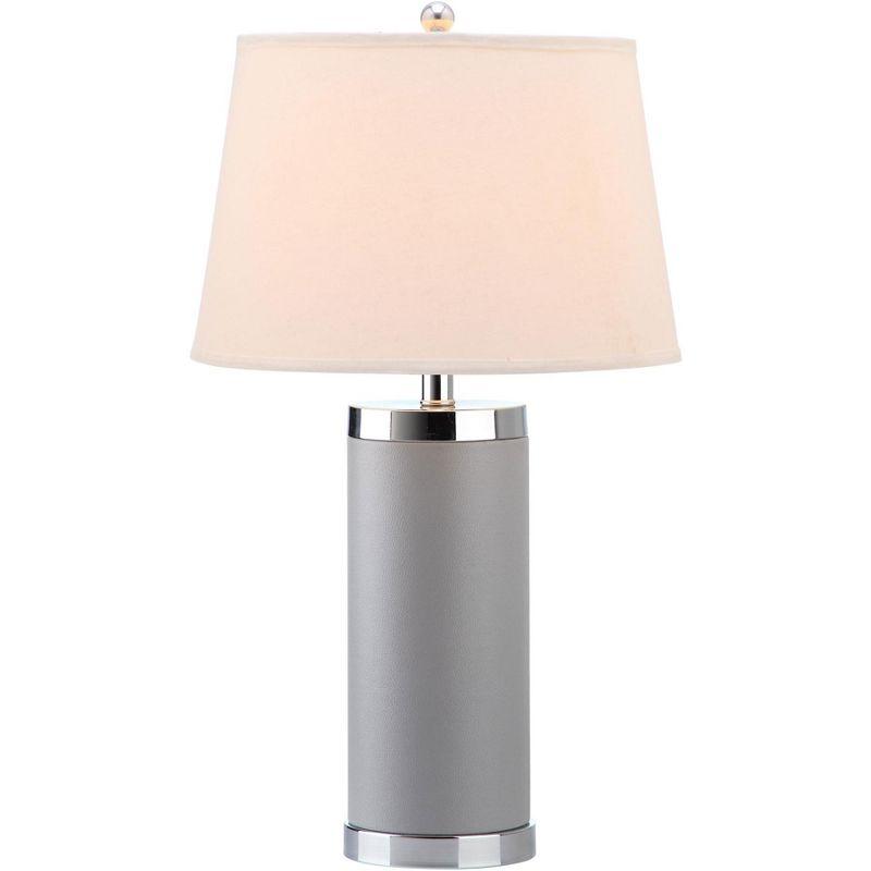 Faux Leather Column Table Lamp (Set of 2) - Safavieh