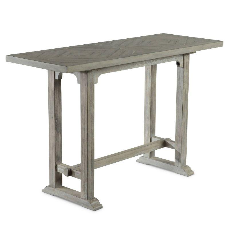 Whitford Transitional Dove Gray Rectangular Sofa Table