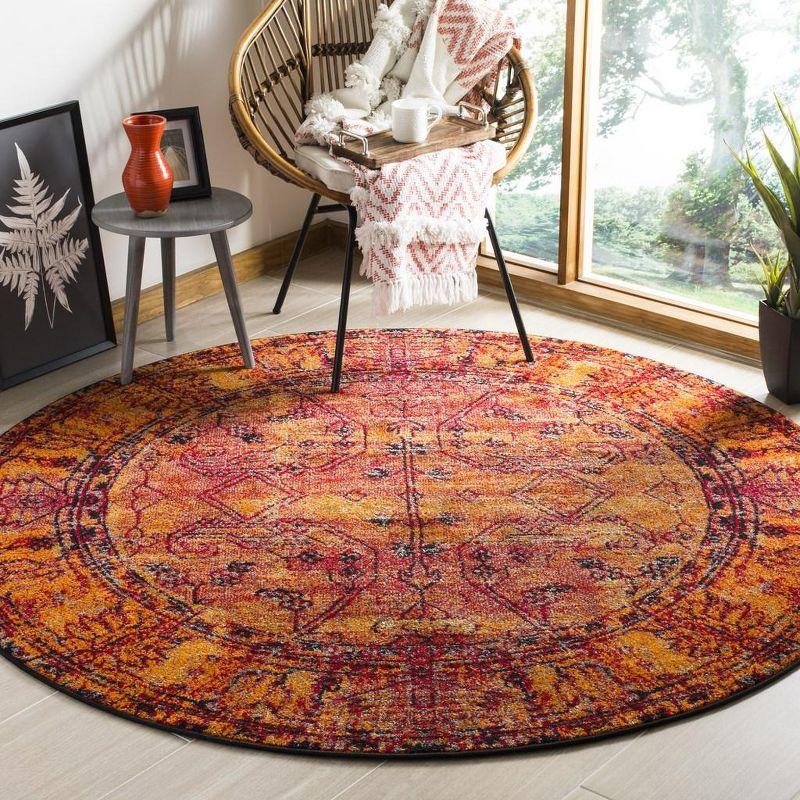 Vintage Hamadan VTH216 Power Loomed Area Rug  - Safavieh