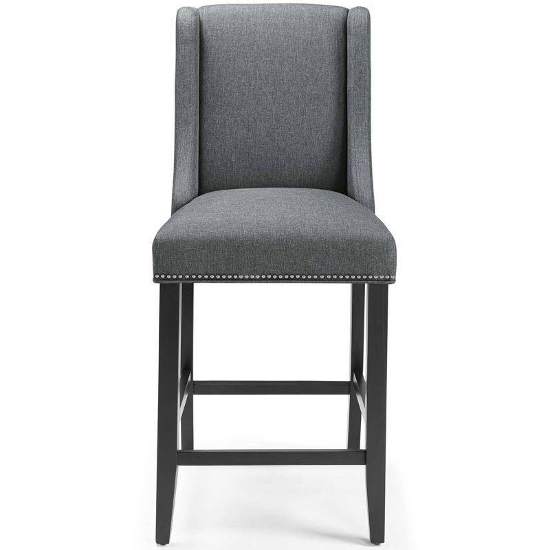 Modway Baron Upholstered Fabric Bar Stool