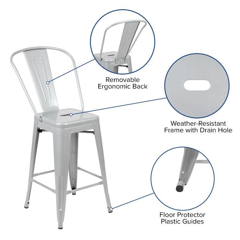 Metal Outdoor Stool