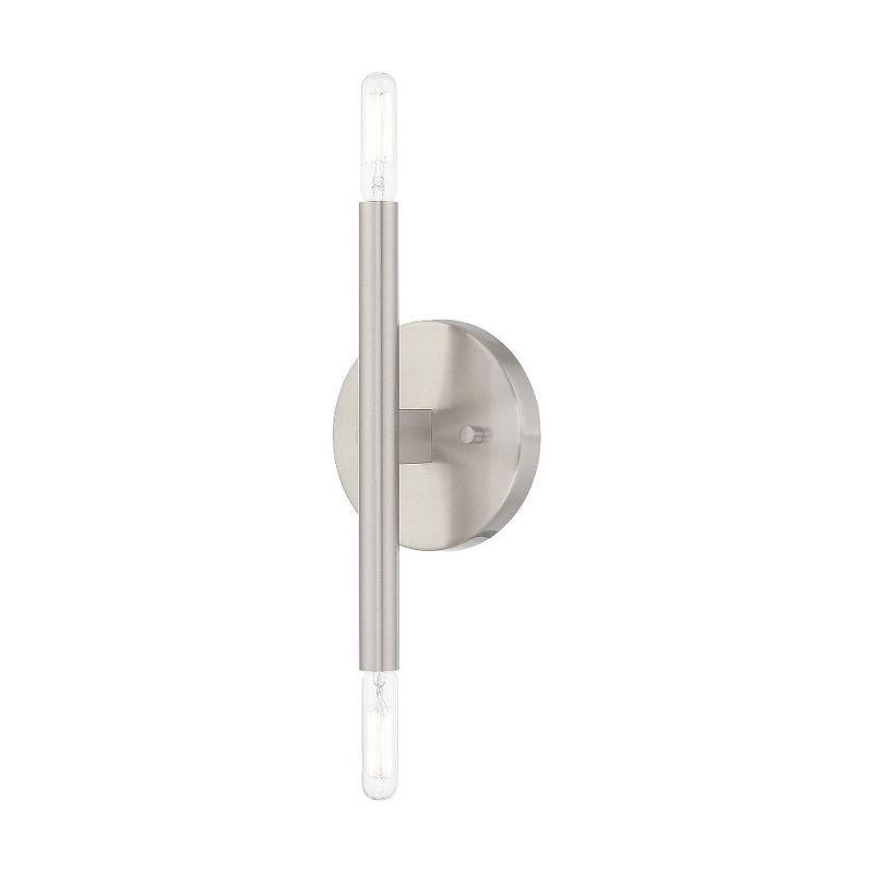 Livex Lighting Copenhagen 2 - Light Wall Light in  Brushed Nickel