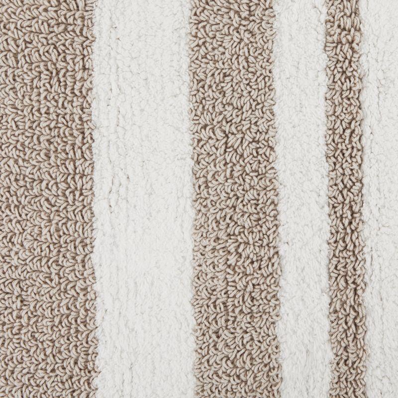 Taupe 24x72" Cotton Reversible Bath Rug