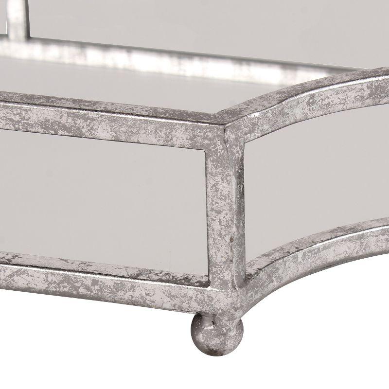Kate and Laurel Ciel Tray, 12x18, Silver