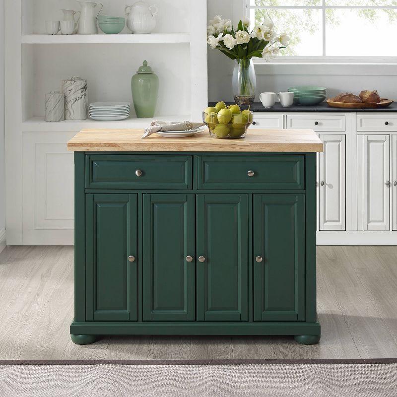 Madison Solid Wood Top Kitchen Island