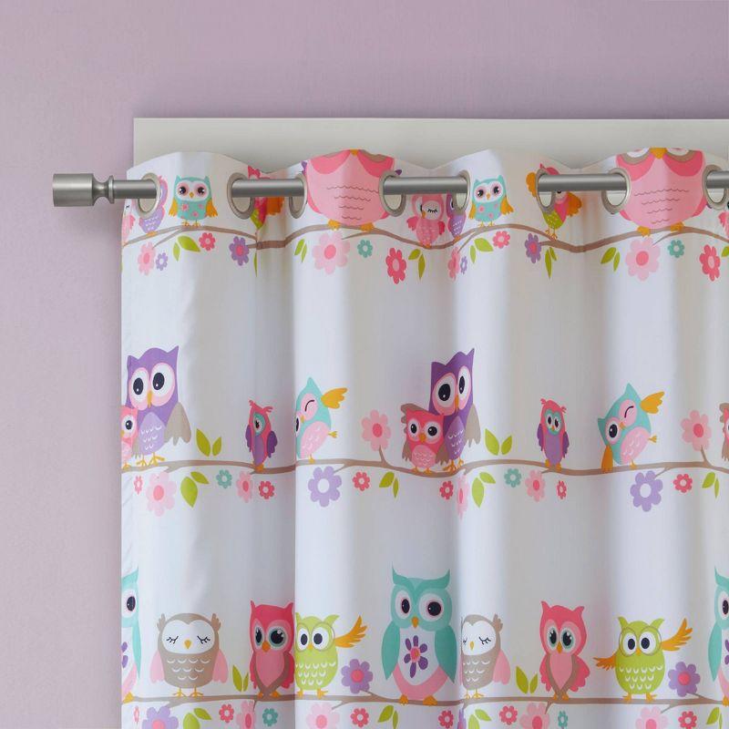 Intelligent Design Kids Wildlife Max Blackout Thermal Grommet Single Curtain Panel