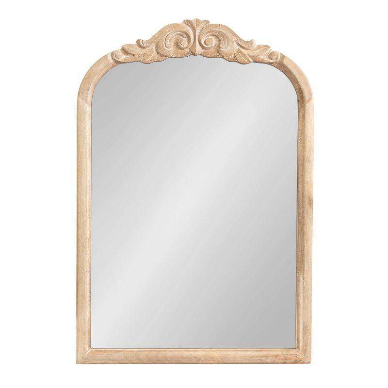 Kate & Laurel All Things Decor 24"x36" Arendahl Wood Arch Mirror