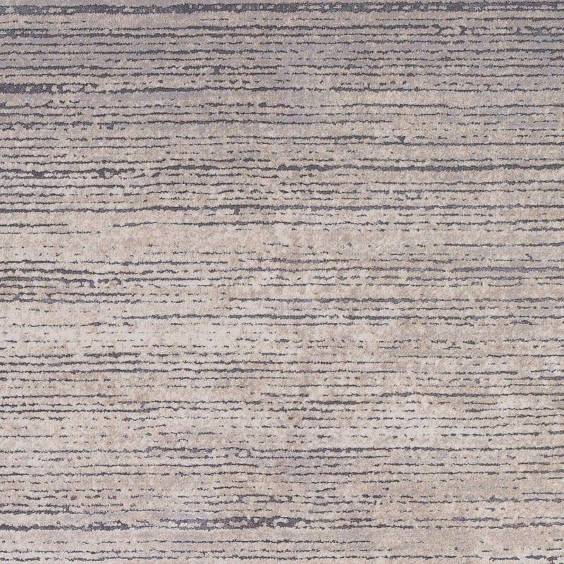 Livabliss 7'10"x10'2" Emma Modern Rug Gray: Stain & Fade-Resistant, Medium Pile, Indoor, Abstract Pattern