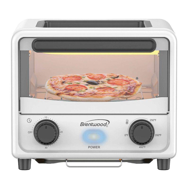 Winston Brands Mini Toaster Oven with Removable Non-Stick Griddle
