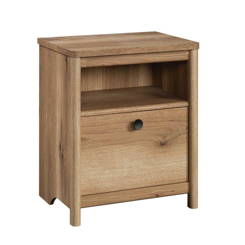 Dover Edge Modern Rustic Timber Oak Night Stand with Drawer