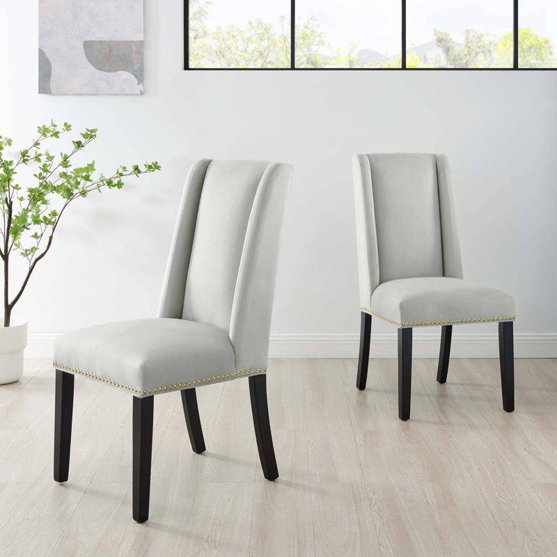Modway Baron Performance Velvet Dining Chairs by Modway (Set of 2)
