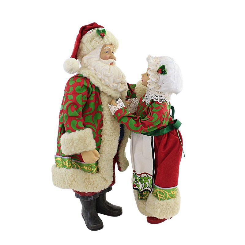 Possible Dreams 13.75 In Almost Ready Santa Mrs. Claus Jim Shore Santa Figurines