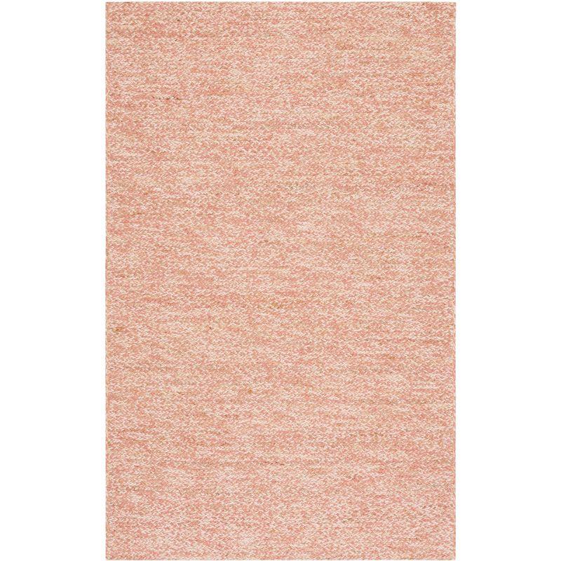 Natural Fiber NFB950 Hand Loomed Area Rug - Pink/Natural - 3'x5' - Safavieh.