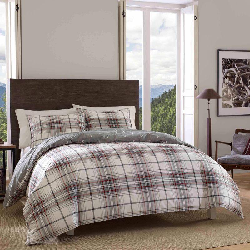 Adler Plaid Reversible Comforter Set - Eddie Bauer