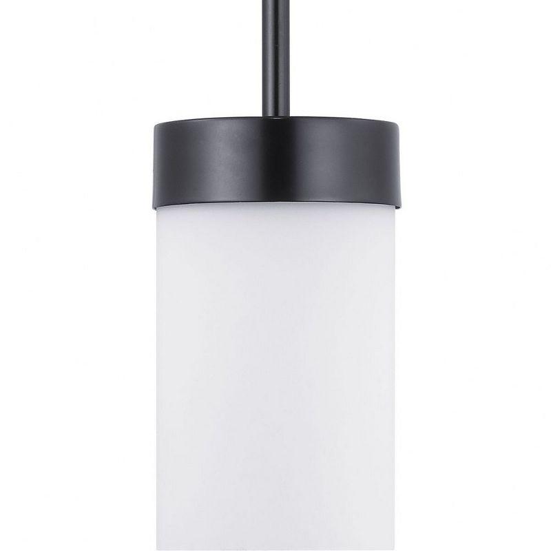 Progress Lighting Elevate 1-Light Mini Pendant, Glass, Polished Chrome, Etched White Shade, Design Series Collection