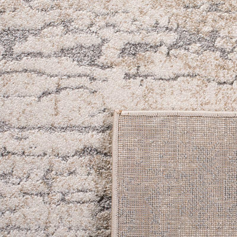 Spirit 100 SPR126 Power Loomed Indoor Area Rug - Taupe/Ivory - 6'7"x6'7" - Safavieh