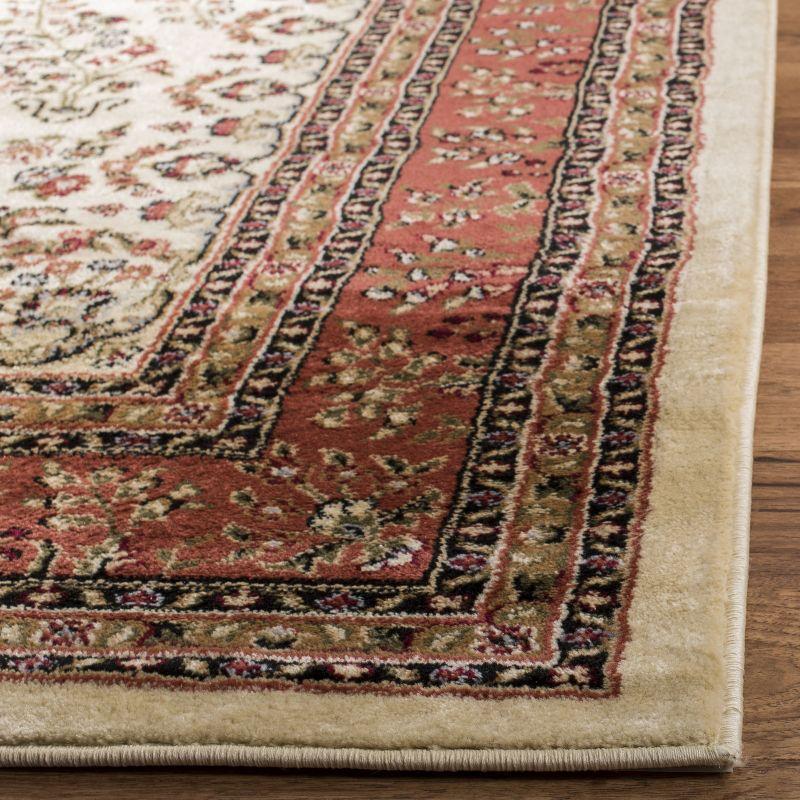 Lyndhurst Sarouk LNH331 Power Loomed Area Rug - Ivory/Rust - 8'x11' - Safavieh