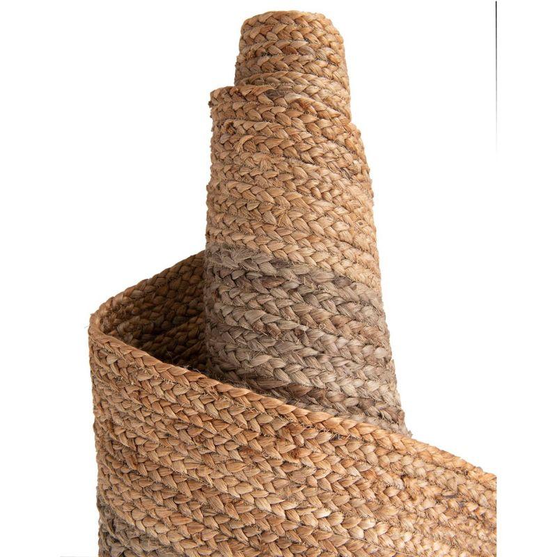 Unique Loom 2' 0 x 3' 1 Goa Braided Jute Rectangle Area Rug