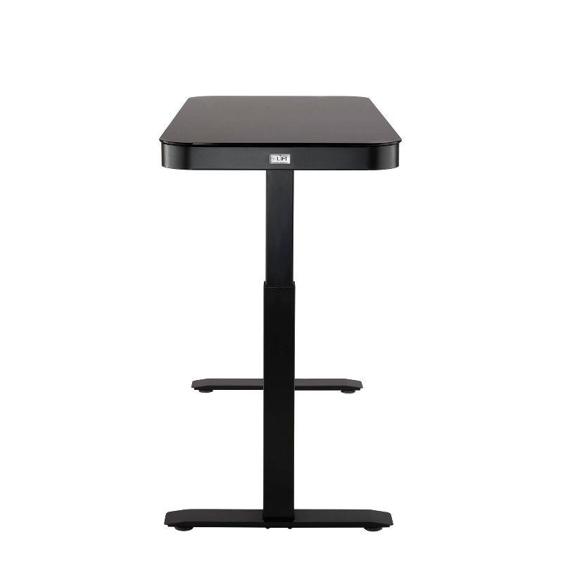 airLIFT 48" W Electric Adjustable Height Tempered Glass Desk