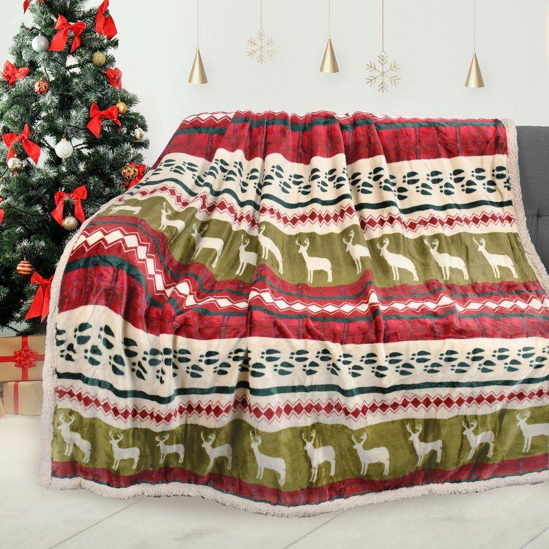 Catalonia Snowman Blanket, Holiday Theme Fleece Throw, Blanket for Couch and Bed, Super Soft Comfy Cozy Living Room Decor Blanket, 50x60 inches